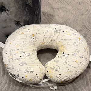 Boppy Safari Friends Nursing Pillow - Gray and Yellow